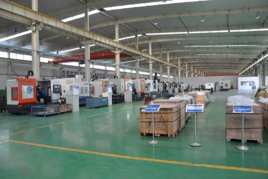 Machining workshop for machine tool production