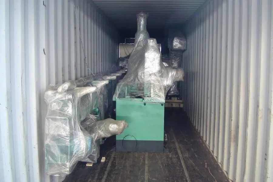 Container loading for export equipment shipment