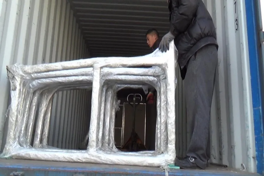Export shipment for overseas equipment projects