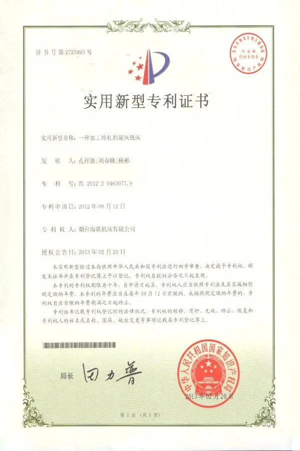 yantai-haige-screw-processing-machine-patent-certifikát-02.webp